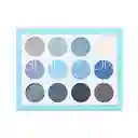 Paleta De Sombras Bys Colour Blue Moon 12 Tonos