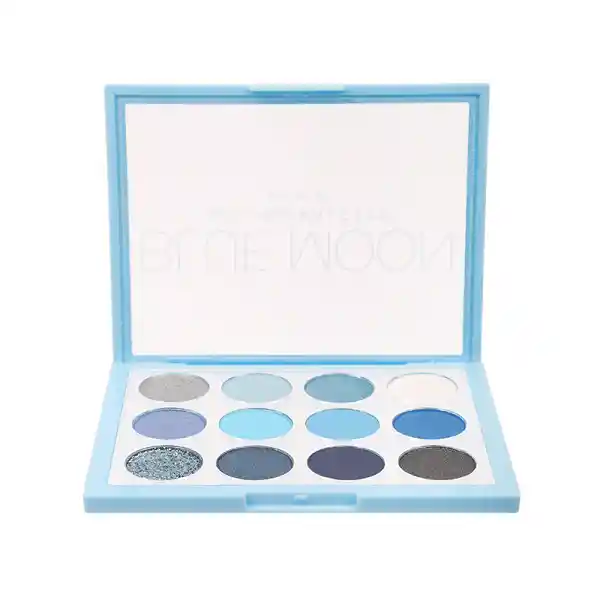 Paleta De Sombras Bys Colour Blue Moon 12 Tonos