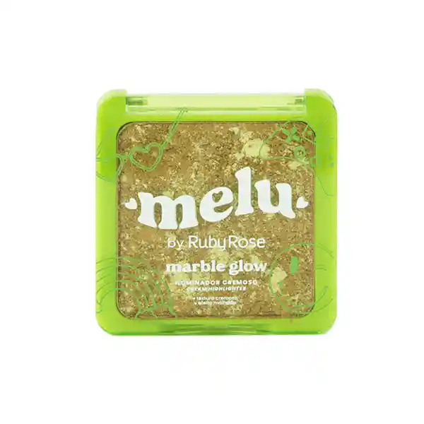 Iluminador Marmol Glow Melu Golden Hour 11gr
