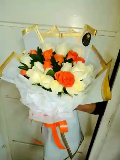White And Orange