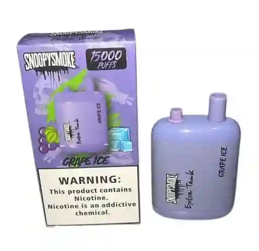 Vape Snoopy 15mil Puffs Uva Fria Vaper Vapper Vapeador Cigarrillo Electronico