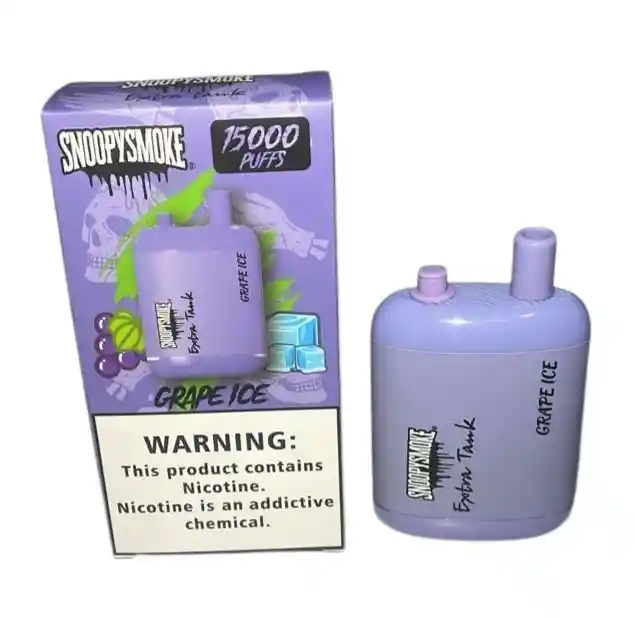 Vape Snoopy 15mil Puffs Uva Fria Vaper Vapper Vapeador Cigarrillo Electronico