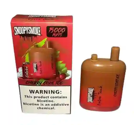 Vape Snoopy 15mil Puffs Cereza Vaper Vapper Vapeador Cigarrillo Electronico