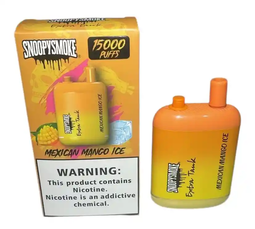 Vape Snoopy 15mil Puffs Mango Vaper Vapper Vapeador Cigarrillo Electronico