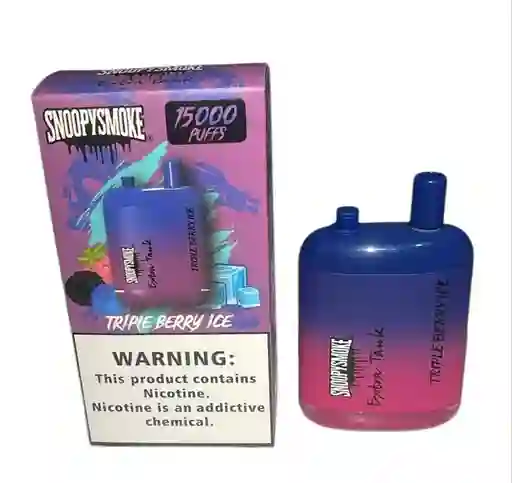 Vape Snoopy 15mil Puffs Frutos Rojos Vaper Vapper Vapeador Cigarrillo Electronico