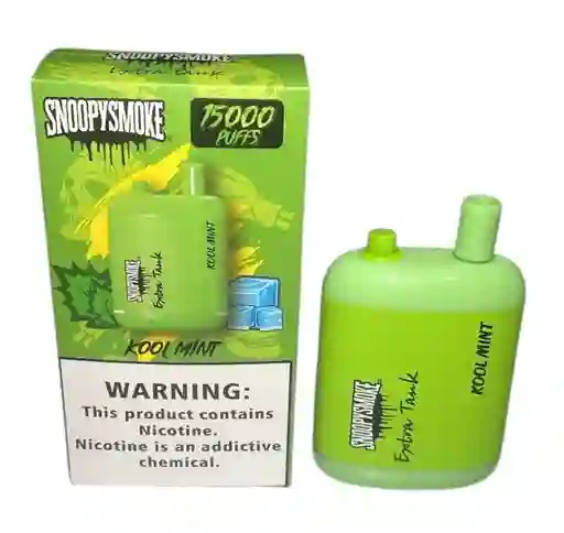 Vape Snoopy 15mil Puffs Menta Vaper Vapper Vapeador Cigarrillo Electronico