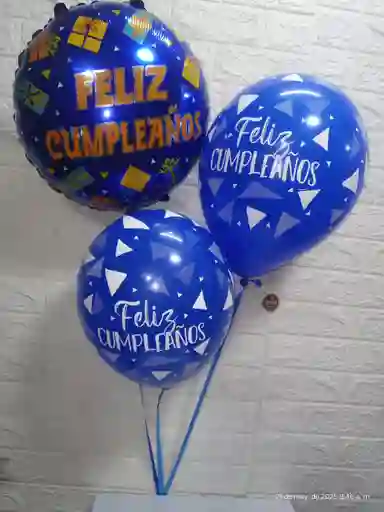 Globos En Helio Masculino Para Cumple