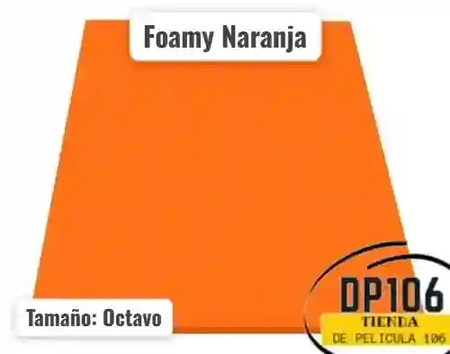 Foami Naranja 1/8 X 1 Und / Foamy / Fomi