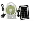 Ventilador Solar Con Parlante Gd8026