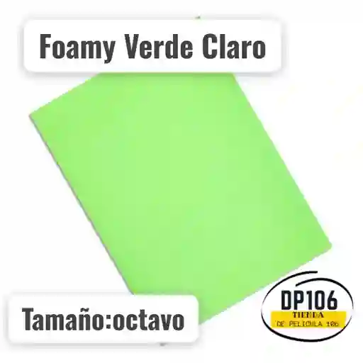 Foami Verde Claro 1/8 X 1 Und