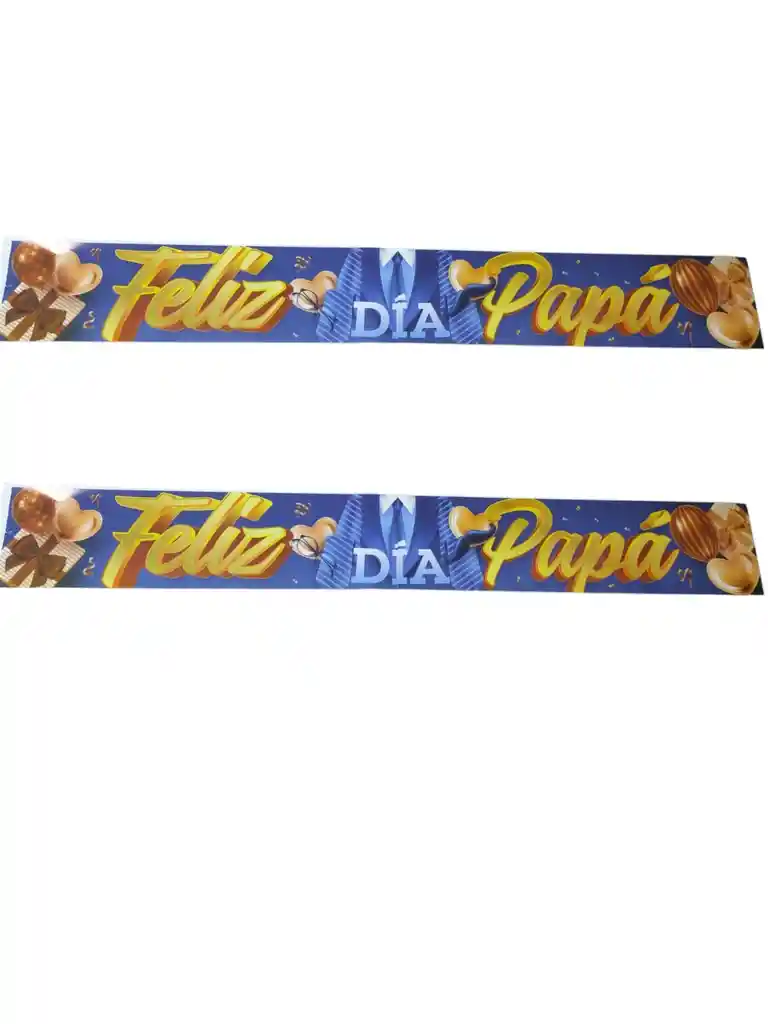 Banner Letrero Feliz Dia Papa Padre Decoración Fiesta