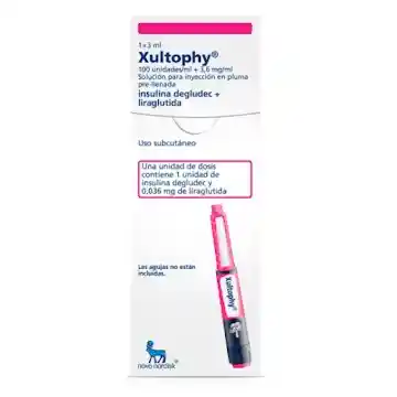 Xultophy 1x 3 Ml Insulina Degludec + Liraglutida