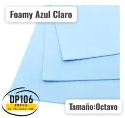 Foami Azul Claro 1/8 X 1 Und