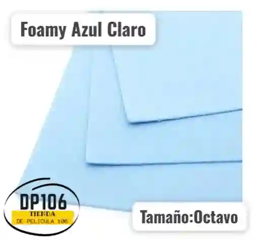 Foami Azul Claro 1/8 X 1 Und