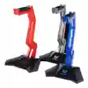 Diadema Auricular Gamer X12 Con Luz Rgb + Soporte Onikuma