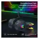 Diadema Auricular Gamer X15 Pro Luz Rgb + Soporte Onikuma