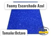 Foami Escarchado Azul Oscuro 1/8 X 1 Und