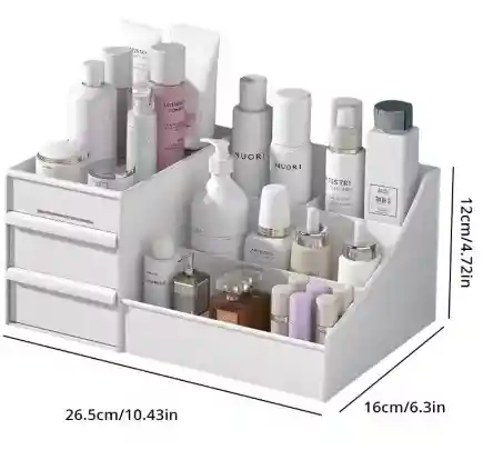 Organizador Exhibidor De Maquillaje Plastico Con Cajones