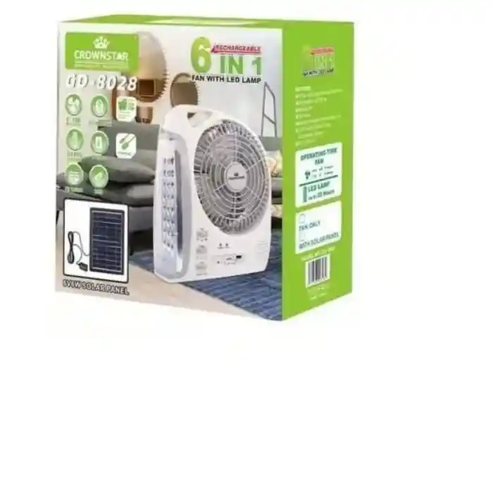 Ventilador Recargable Gd8028