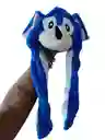 Capucha Luminosa Peluche Sonic