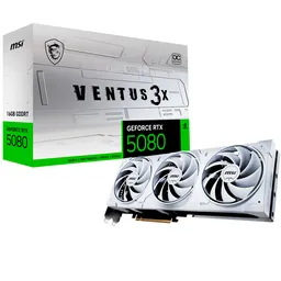 Tarjeta De Vídeo Msi Geforce Rtx 5080 Ventus 3x Oc Gddr7 16gb (white)