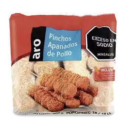Pinchos Aro De Pollo Apanados 900g