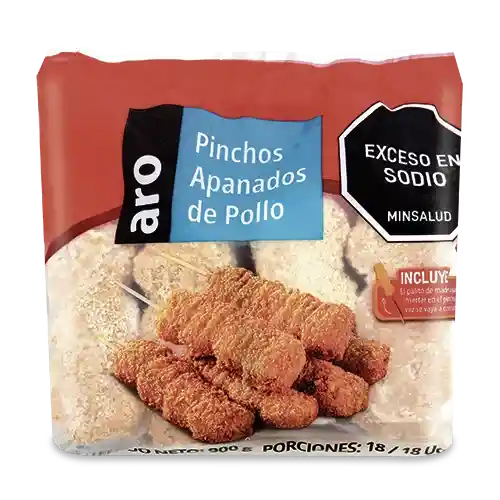 Pinchos Aro De Pollo Apanados 900g