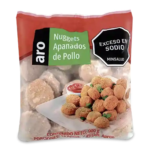 Nuggets Aro De Pollo Apanados 900g