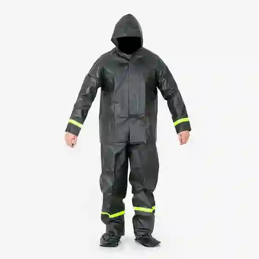 Impermeable Moto Zapatones + 2pz Talla M Pvc Expertplus