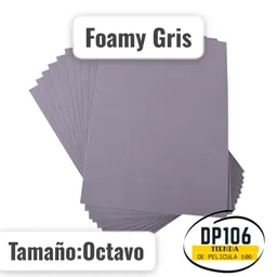 Foami Gris 1/8 X 1 Und