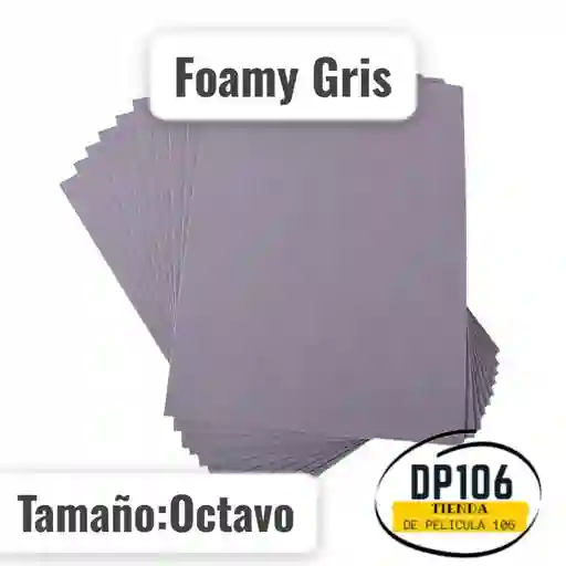 Foami Gris 1/8 X 1 Und