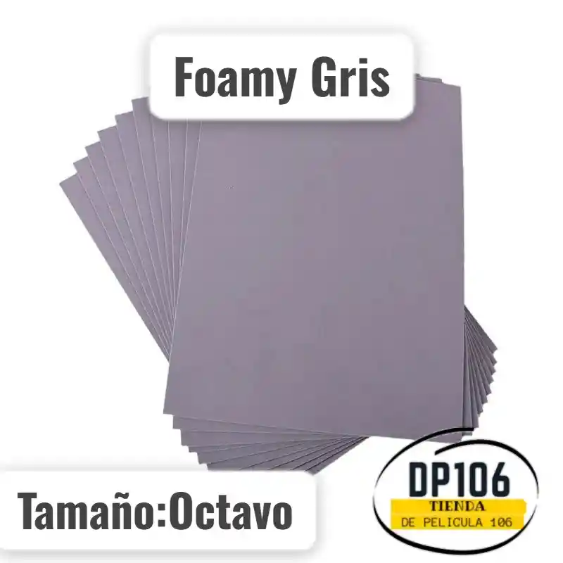 Foami Gris 1/8 X 1 Und