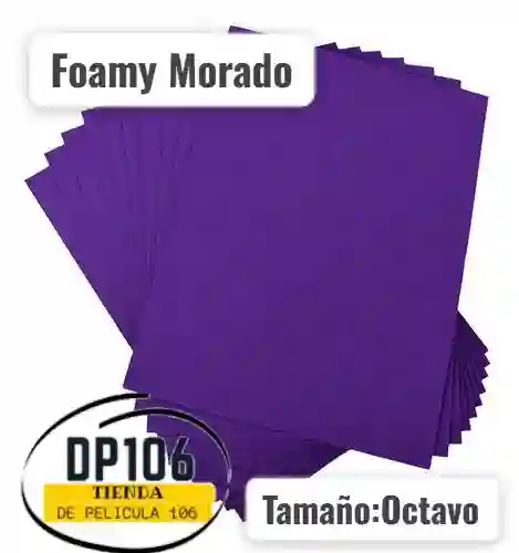 Foami Morado 1/8 X 1 Und / Foamy / Fomi