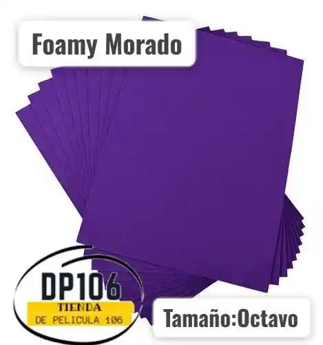 Foami Morado 1/8 X 1 Und / Foamy / Fomi