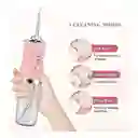 Irrigador Oral Dental Lavado Boca Dientes Recargable Usb Agua Rosa