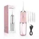 Irrigador Oral Dental Lavado Boca Dientes Recargable Usb Agua Rosa