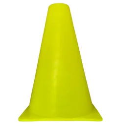 Set X5 Conos De Entrenamiento En Pvc Siliconado 15cm/ Amarillo - Neón