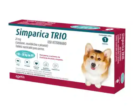 Simparica Trio 10 - 20 Kg