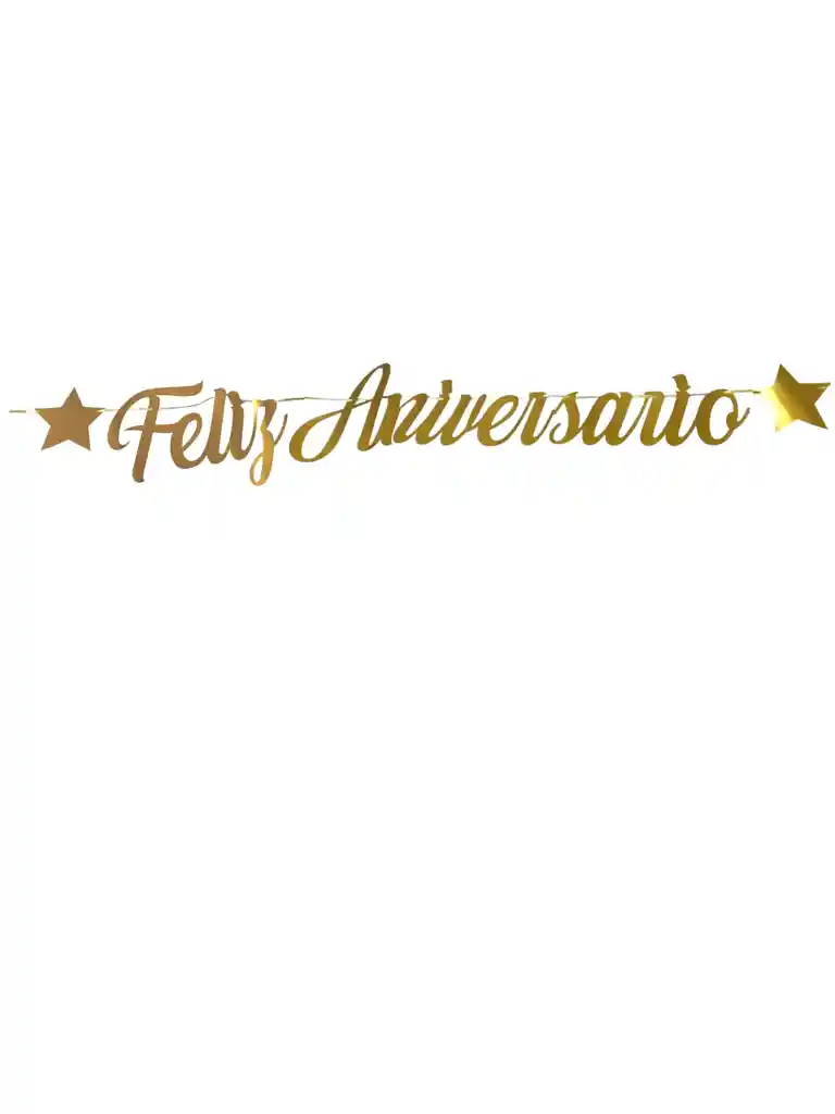 Banderín Guirnalda Fiesta Feliz Aniversario
