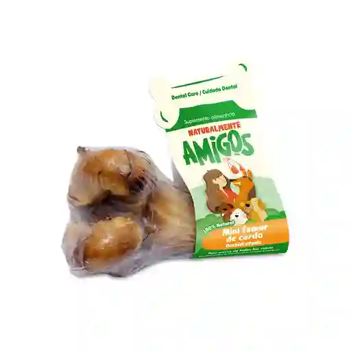 Amigos Hueso Mini Femur De Cerdo Natural Y Deshidratado Para Perros