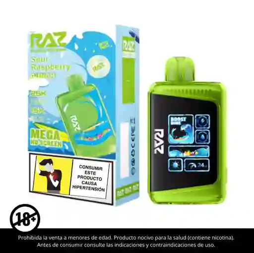 Vape Raz Sour Raspberry Punch 25.000 Puffs