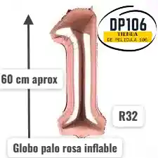 Globo De Numero Palorosa # 1 Tamaño R32