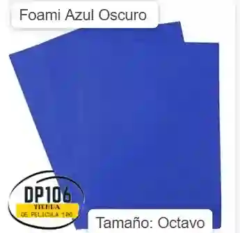 Foami Azul Oscuro 1/8 X 1 Und