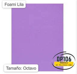 Foami Lila 1/8 X 1 Und