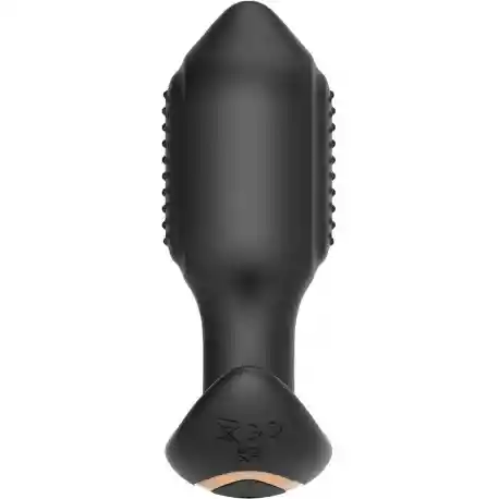 Vibrador Anal De Silicona Líquida Negra App
