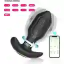 Vibrador Anal De Silicona Líquida Negra App