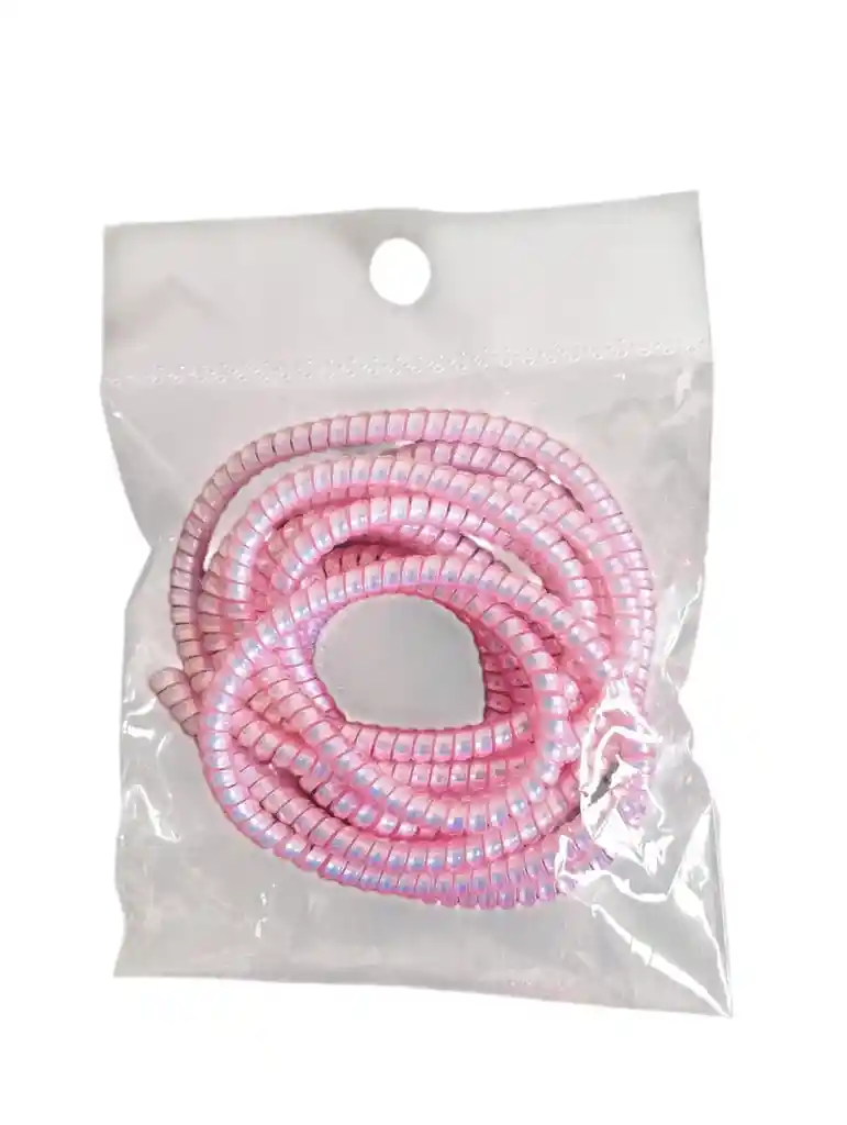 Resorte En Espiral Para Proteger Cables En Rosado