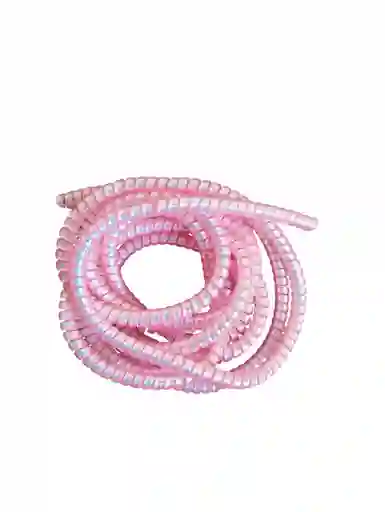 Resorte En Espiral Para Proteger Cables En Rosado