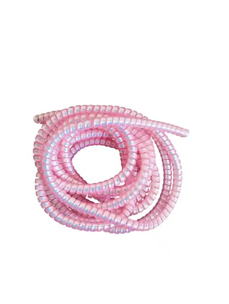 Resorte En Espiral Para Proteger Cables En Rosado