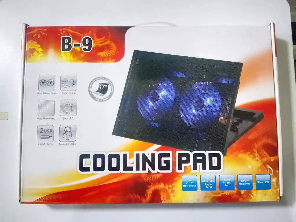 🌀 Base Enfriadora Para Portátil B-9 🖥️